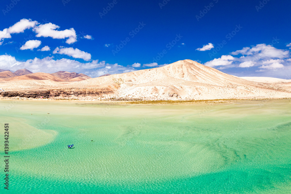 Playa de Sotavento, Jandia, Fuerteventura, Spain