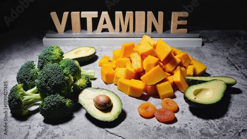 Fresh cut fruits and veggies on a wooden board, perfect for cooking or photography