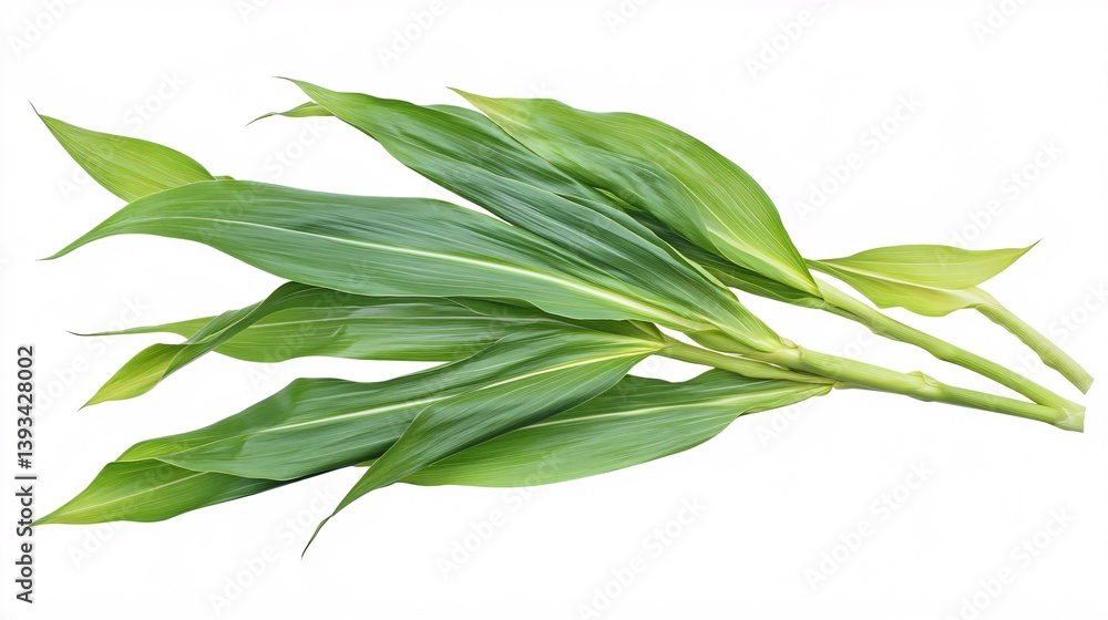 Isolated Agricultural Field of Corn Leaves Ready for Harvest Isolated Agricultural Field of Corn Leaves Ready for Harvest