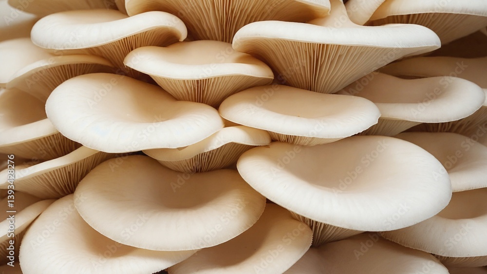 A high-angle shot of variously colored and shaped mushrooms, likely found in the wild or cultivated for food
