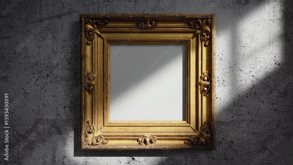A picture frame hangs on the wall of a cozy room, providing a place to display treasured memories