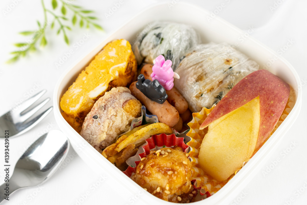 小さい子供用の手作りお弁当