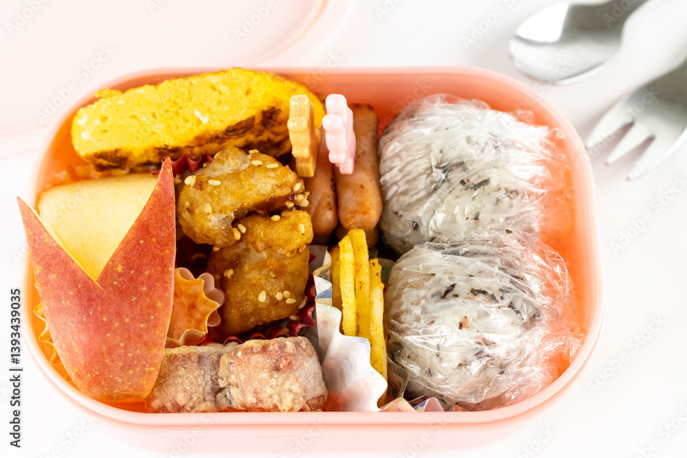 小さい子供用の手作りお弁当