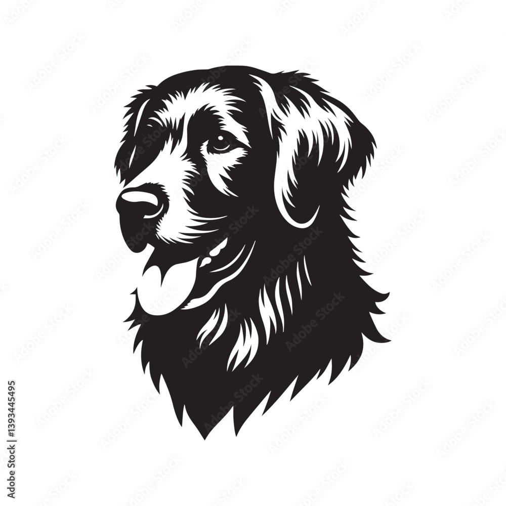 Golden Retriever Dog Vector Silhouette, Loyal Friendly Canine Outline, Pet Lover Clipart, Playful Dog Art for Logos, Stickers, Apparel, Digital Prints, Crafts, and Posters.Art & Illustration Golden Retriever Dog Vector Silhouette, Loyal Friendly Canine Outline, Pet Lover Clipart, Playful Dog Art for Logos, Stickers, Apparel, Digital Prints, Crafts, and Posters.Art & Illustration
