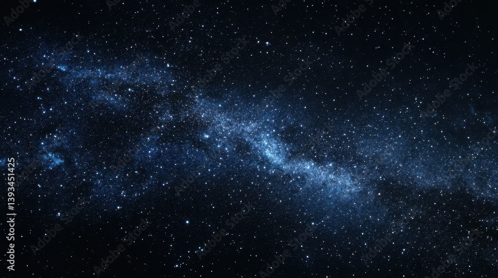 Fototapeta premium Vast night sky filled with stars
