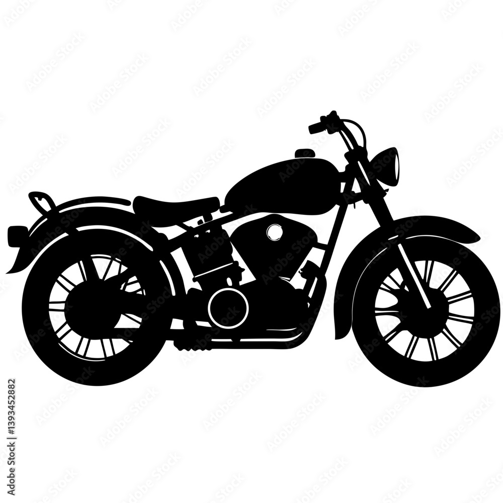 Obraz premium motorcycle isolated on white background