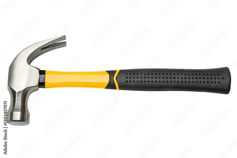 Claw hammer tool isolated on transparent background Claw hammer tool isolated on transparent background