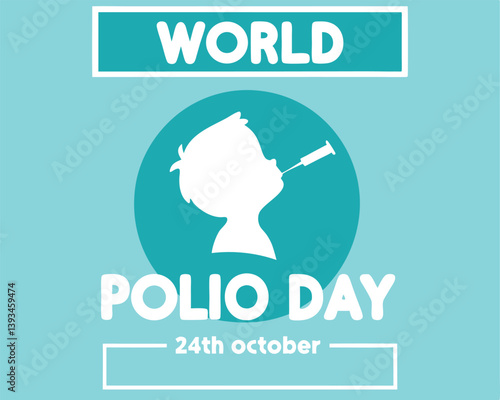 World Polio Day: Child Receiving Oral Vaccine Drops on 24th October.
