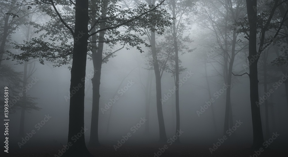 Fototapeta premium fog in the forest