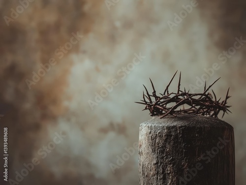 Crown of thorns with sharp ...
