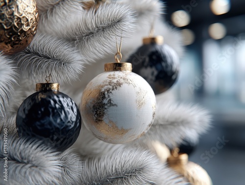 Elegant holiday ornament wi...