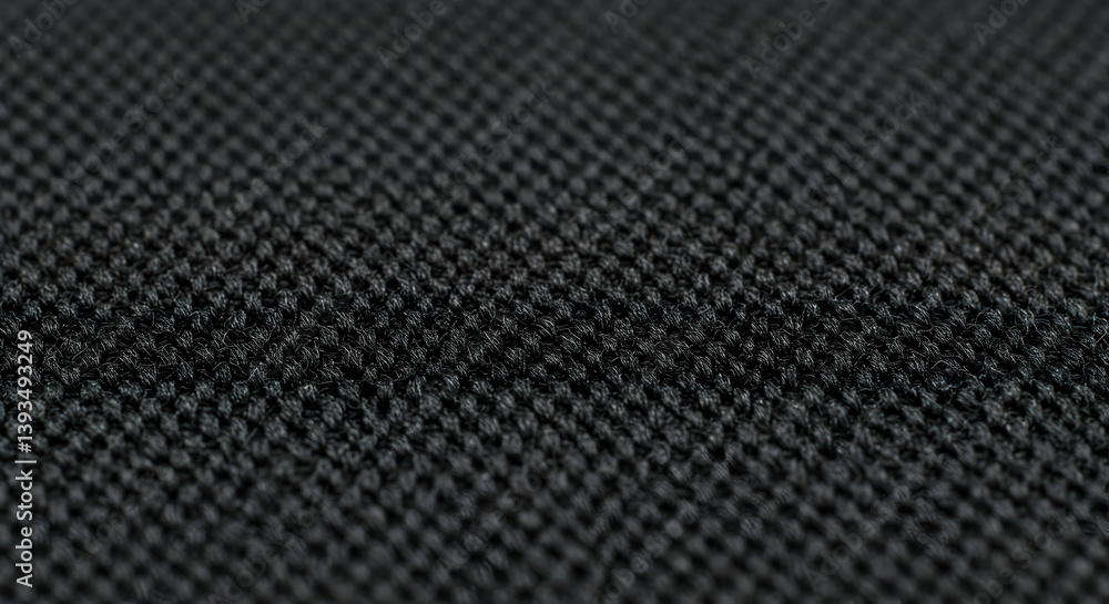 Closeup View Of Black Fabric Texture Closeup View Of Black Fabric Texture