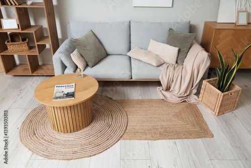 Modern living room interior...