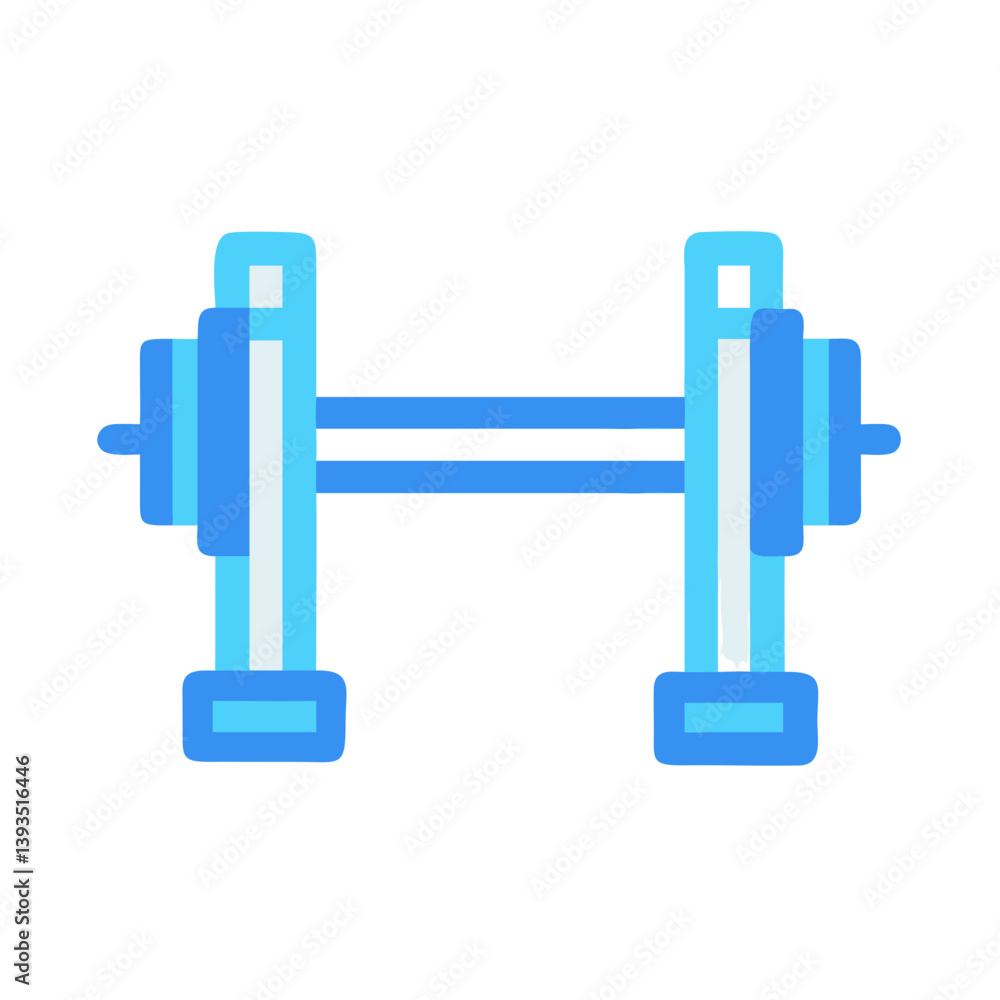 Barbell Icon Vector Design Barbell Icon Vector Design