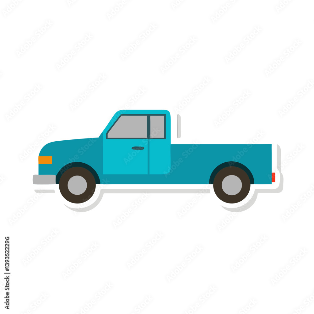 Classic Pickup Truck Vector Illustration
Classic Pickup Truck Vector Illustration