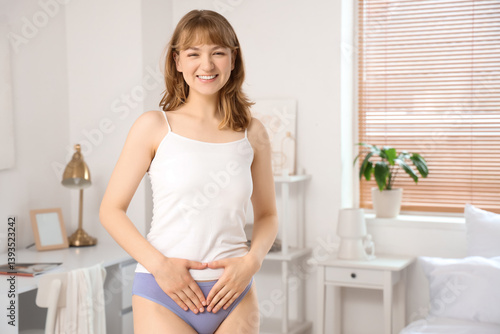 Young woman in menstrual pa...