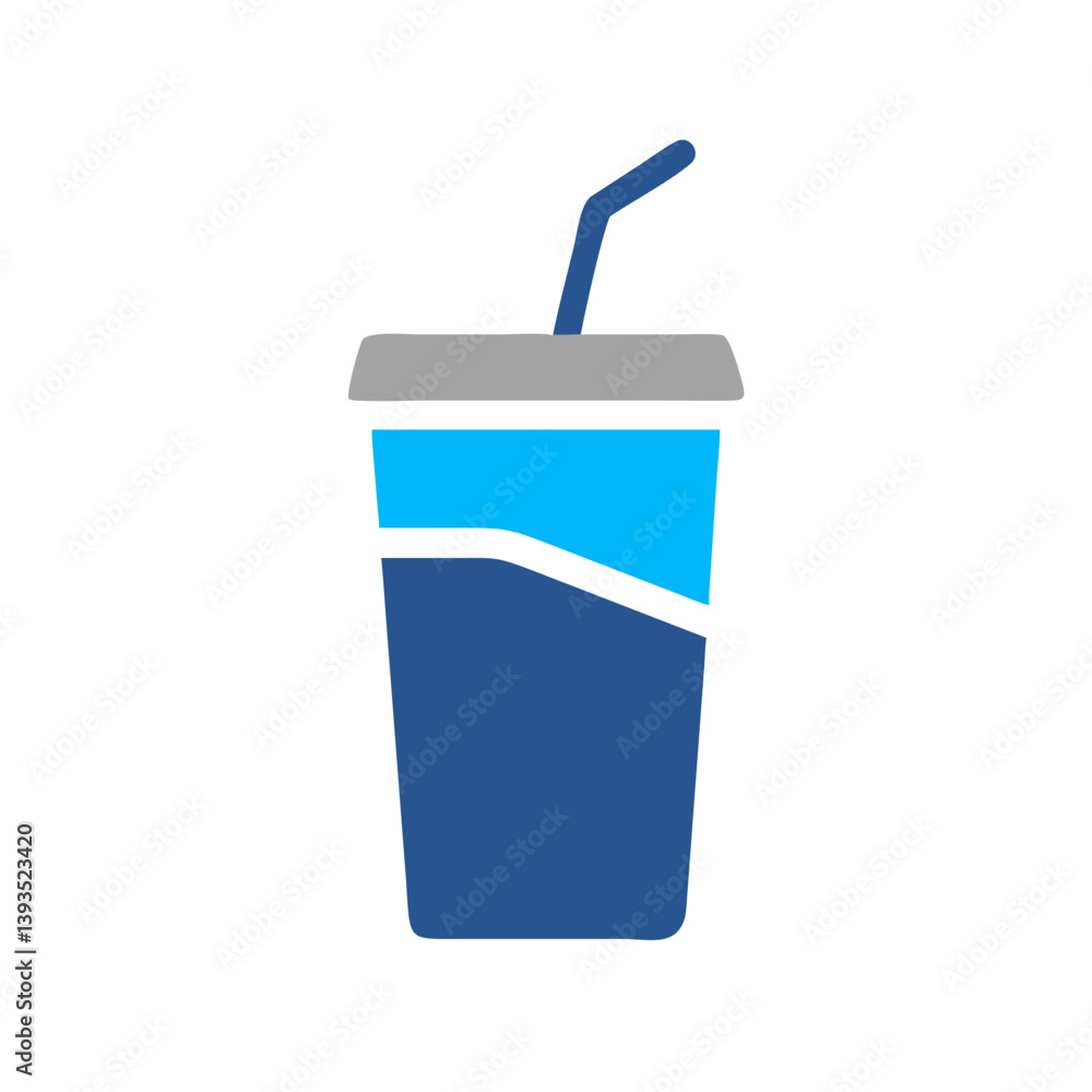 Soft Drink Icon Vector for Beverage, Refreshment, and Soda Concepts Soft Drink Icon Vector for Beverage, Refreshment, and Soda Concepts