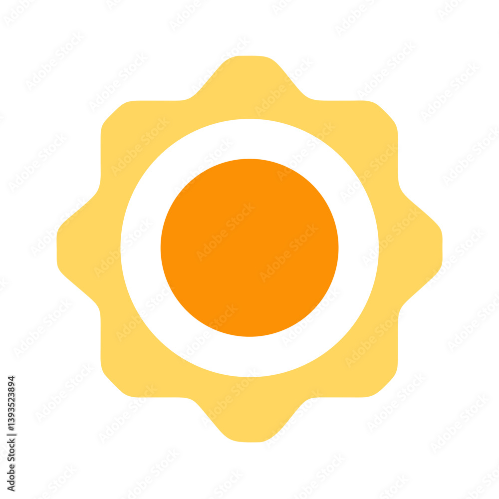 Sun Icon Vector for Brightness, Light, and Daytime Concepts
Sun Icon Vector for Brightness, Light, and Daytime Concepts