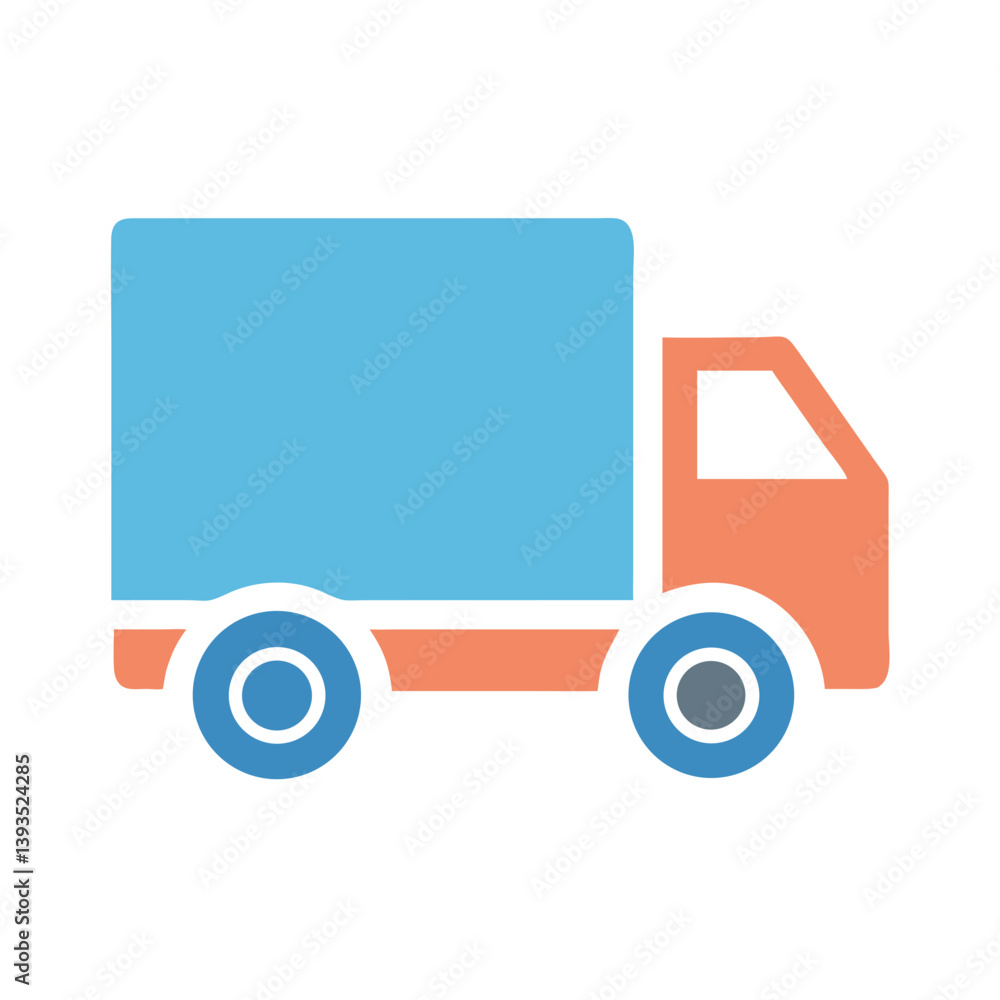 Truck Delivery Icon Vector for Logistics, Shipping, and Transportation Services Truck Delivery Icon Vector for Logistics, Shipping, and Transportation Services