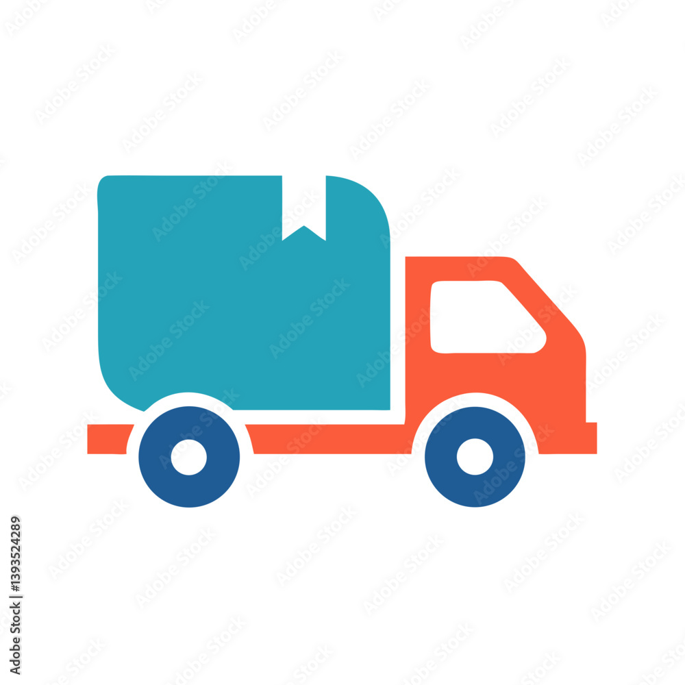 Truck Delivery Icon Vector for Logistics, Shipping, and Transportation Services Truck Delivery Icon Vector for Logistics, Shipping, and Transportation Services