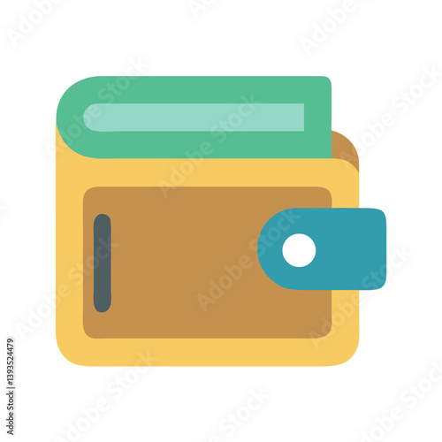 Wallet Icon Vector for Finance, Payment, and Digital Transaction Concepts