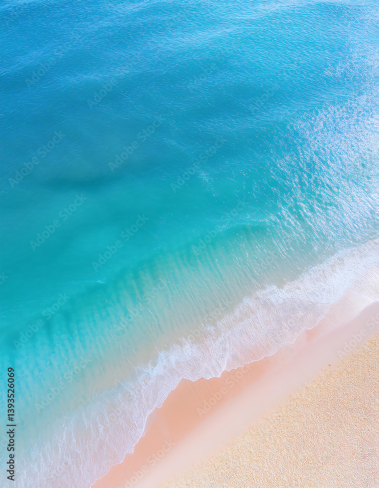 Obraz premium wave on the beach wallpaper
