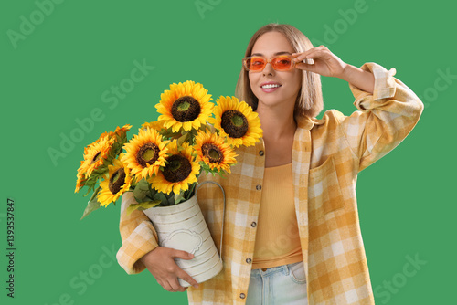 Beautiful young happy woman...