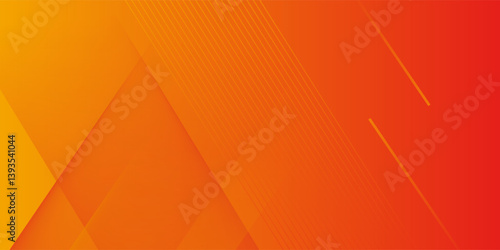 Morden orange color abstract background with futuristic line, orange background use for business, corporate, institution, poster, template, party, festive, seminar, vector, illustration