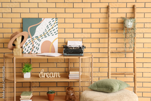 Interior of stylish living ...
