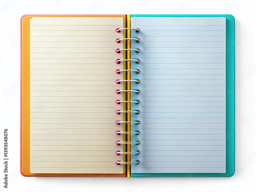 Blank Notepad for Creative Expression A Pristine White Space Awaits Your Thoughts Ideas and Designs
