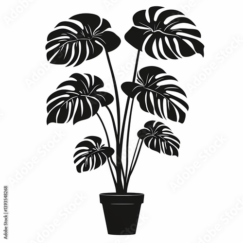 Stylish Monstera Houseplant: Eco-Friendly Greenery for Modern Home Decor