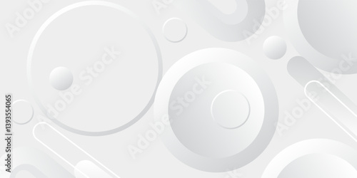Abstract white background. Minimal geometric white light background abstract design.
