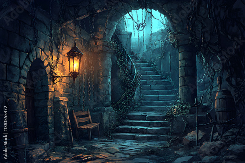 Echoes of Time: Shadows and Secrets in a Medieval Dungeon of Forgotten Lore