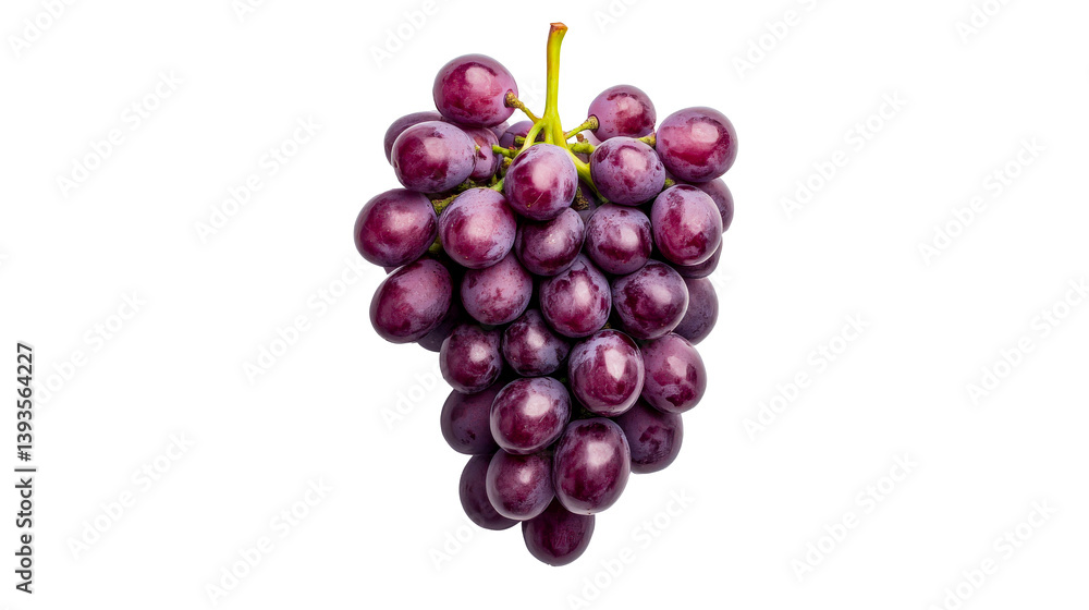 Ripe grapes on black background, perfect freshness and ripeness, cut out transparent Ripe grapes on black background, perfect freshness and ripeness, cut out transparent