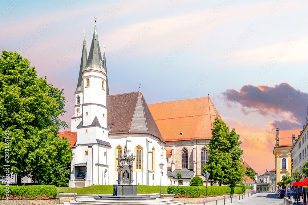Obraz premium Kirche, Altötting, Bayern, Deutschland