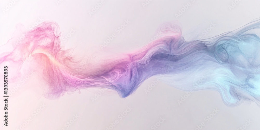 Fototapeta premium Ethereal Abstract Digital Art with Dreamy Flowing Pastels