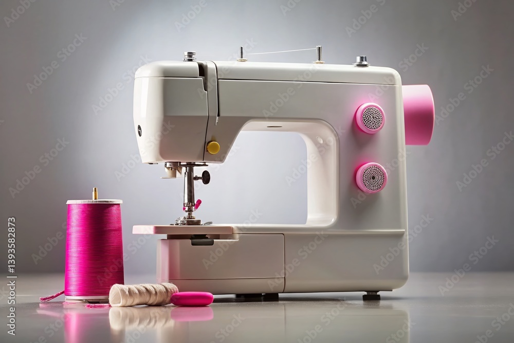 Embark on a Colorful Crafting Journey Pink Sewing Machine Needle Button and Craft Supplies Embark on a Colorful Crafting Journey Pink Sewing Machine Needle Button and Craft Supplies