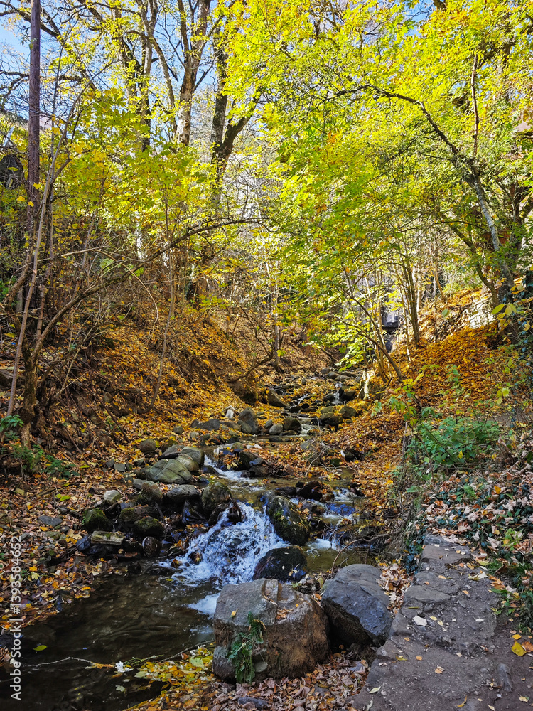Autumn landscape of Rila Mountain, Bulgaria Autumn landscape of Rila Mountain, Bulgaria