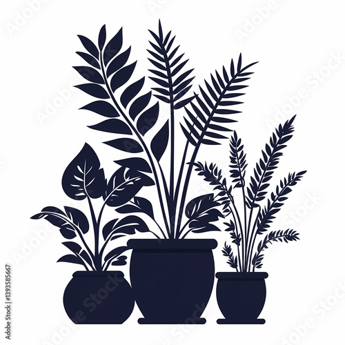 Vibrant Indoor Greenery: Elevate Your Home Decor with Botanical Art and Potted Plants