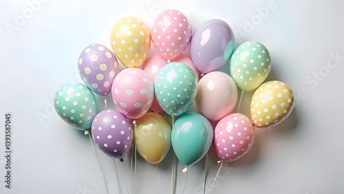 Pastel Polka Dot Balloons
