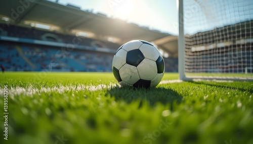soccer ball on the field