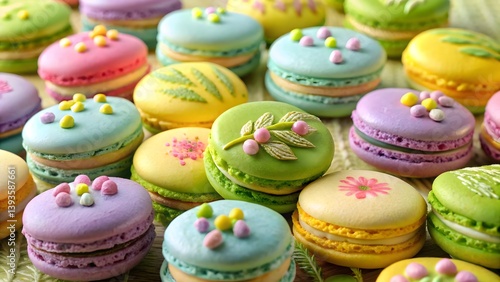 Colorful Macarons Assortment