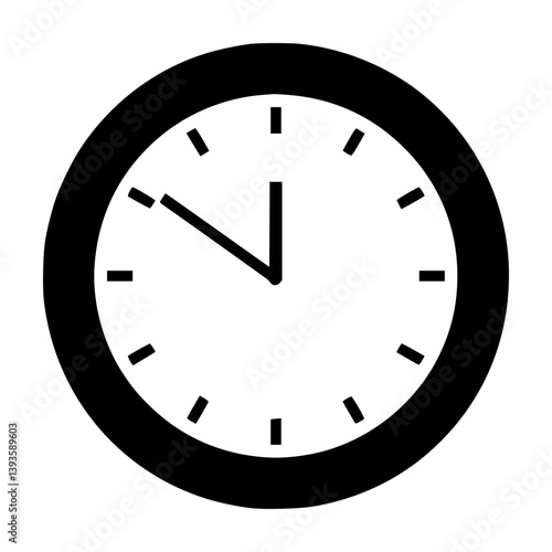 Clock Icon - Time Vector Illustration