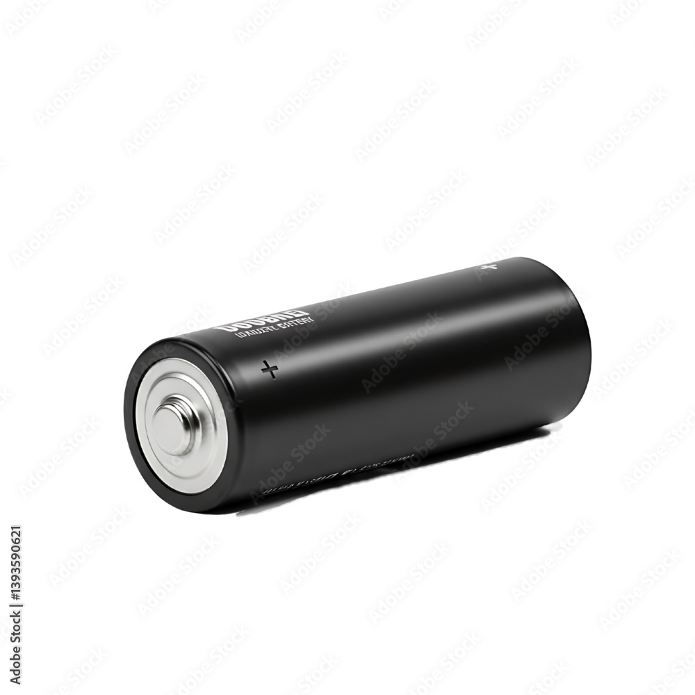 Double A battery isolated on white background Double A battery isolated on white background