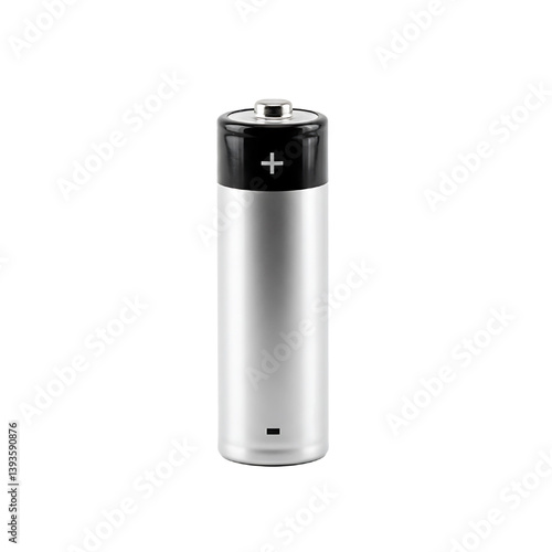 Double A battery isolated on white background