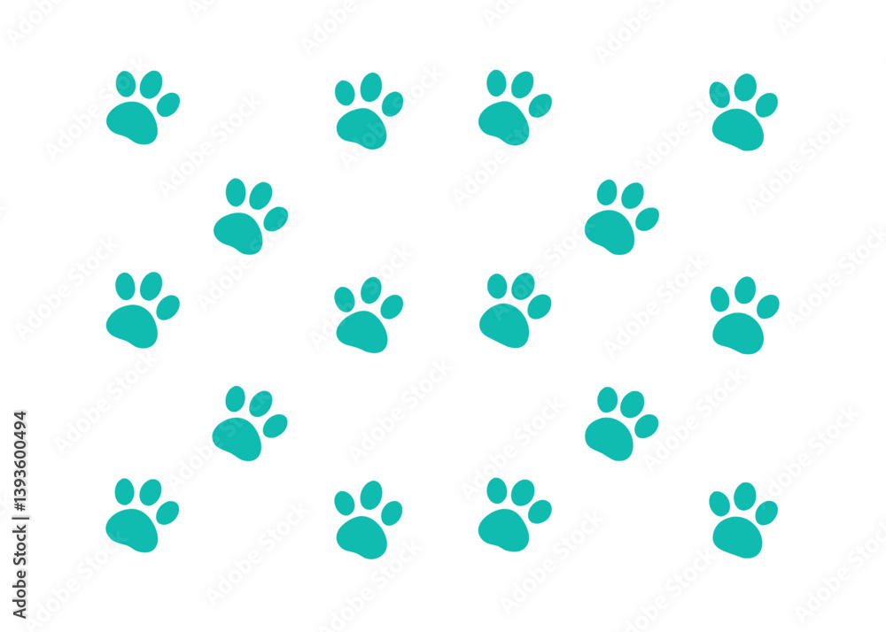 Fototapeta premium animal step print seamless texture