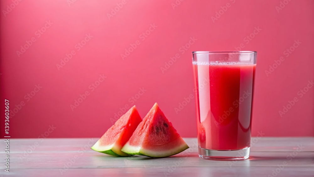 Cool and Refreshing Watermelon Juice A Minimalist Summer Delight Captured in Stunning Photography Cool and Refreshing Watermelon Juice A Minimalist Summer Delight Captured in Stunning Photography