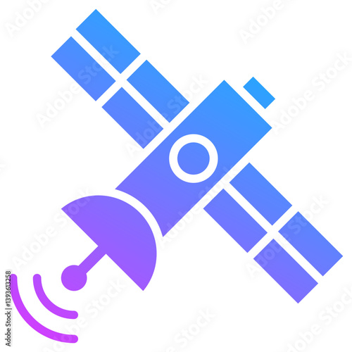 Fototapeta Naklejka Na Ścianę i Meble -  Satellite View Icon