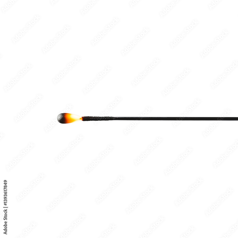 Match Being Struck Isolated on Transparent Background Match Being Struck Isolated on Transparent Background