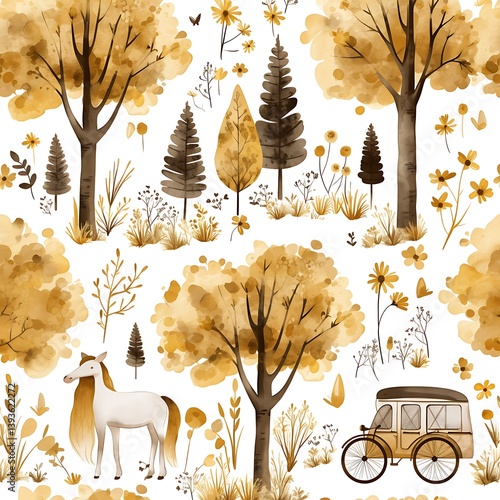 Autumn Forest Pattern